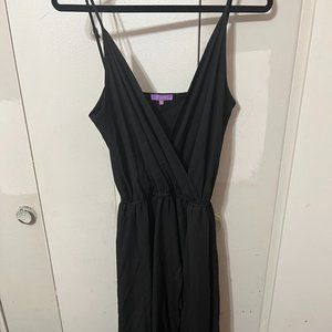 Black Long Romper Dress